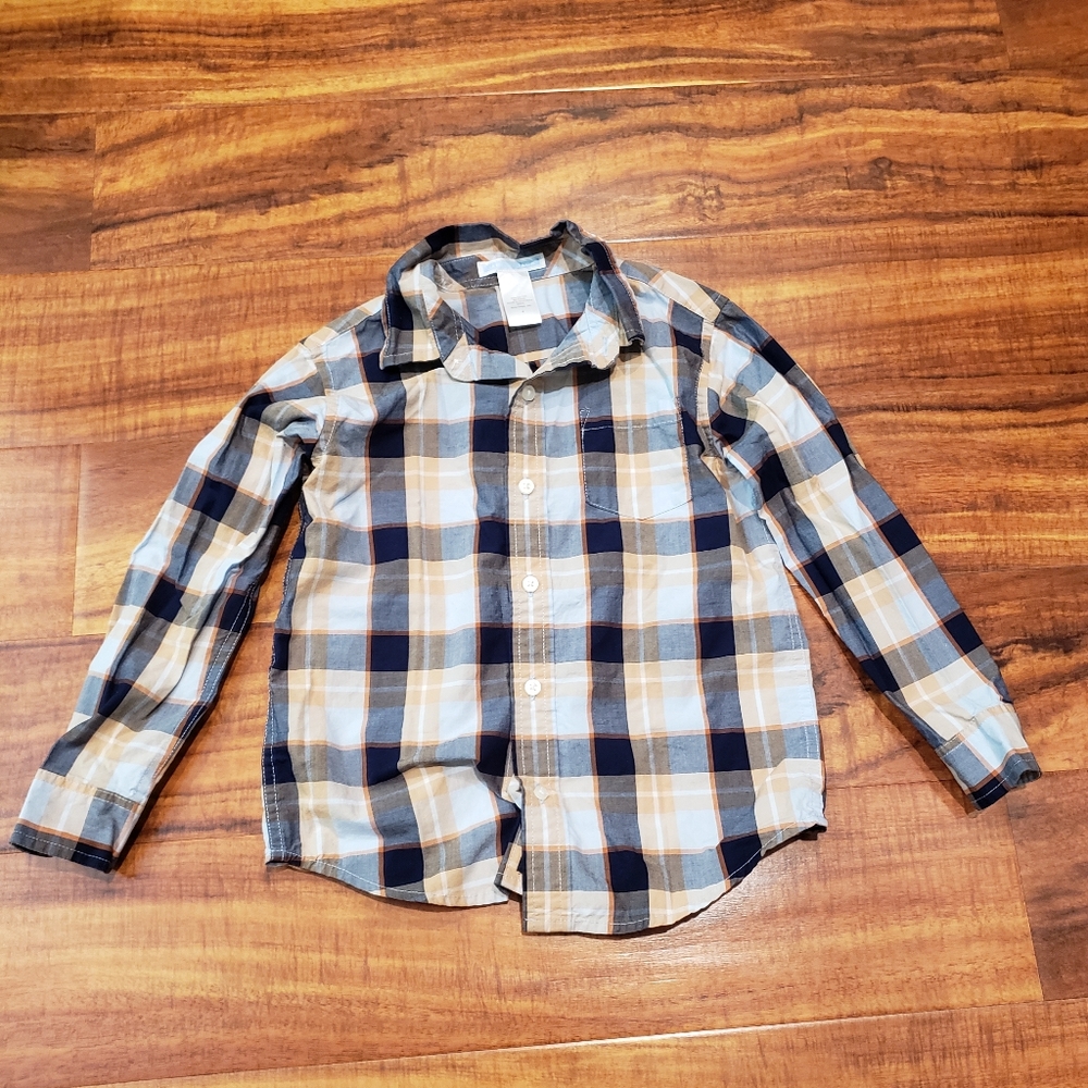 Janie and Jack NWT/EUC boys 4 dog intarsia sweater, plaid pants, plaid shirt - Picture 11 of 13